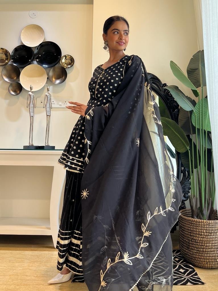 Starry Night Gharara Set