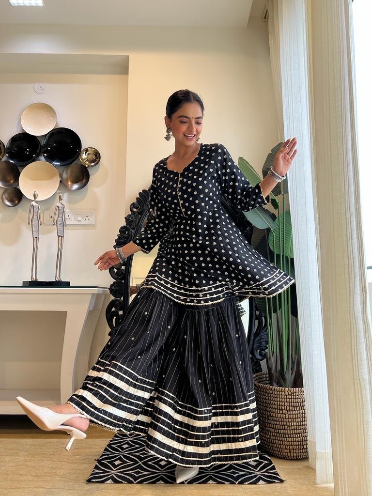 Starry Night Gharara Set