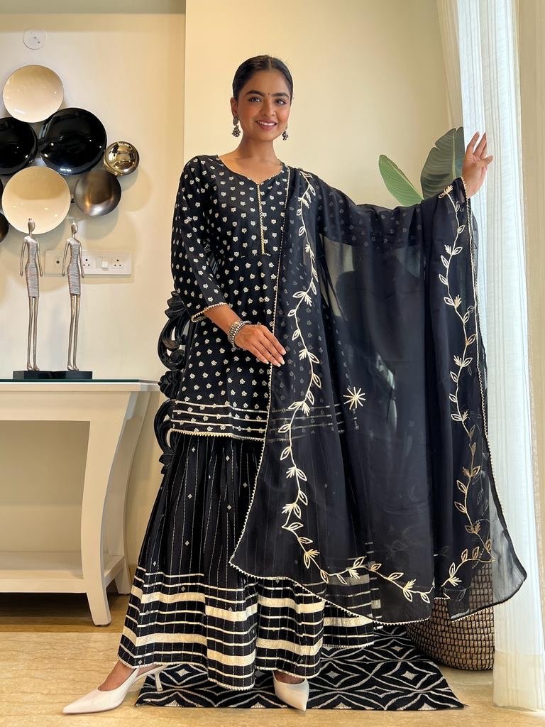 Starry Night Gharara Set