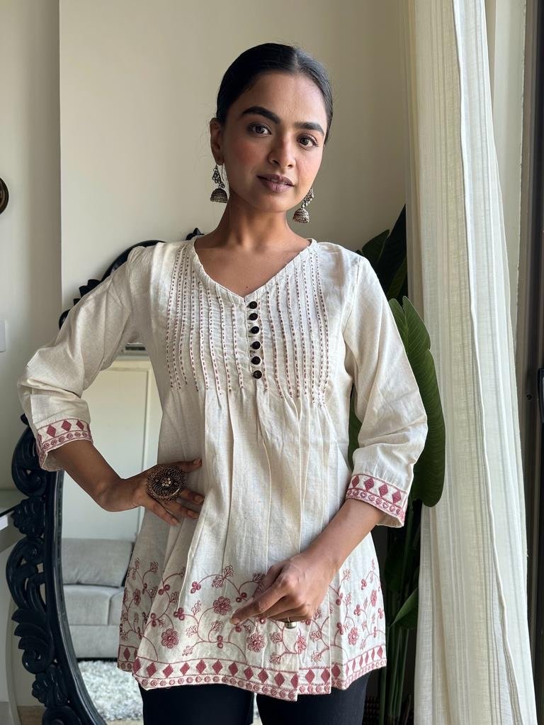 Gulabi Bel Cotton Top