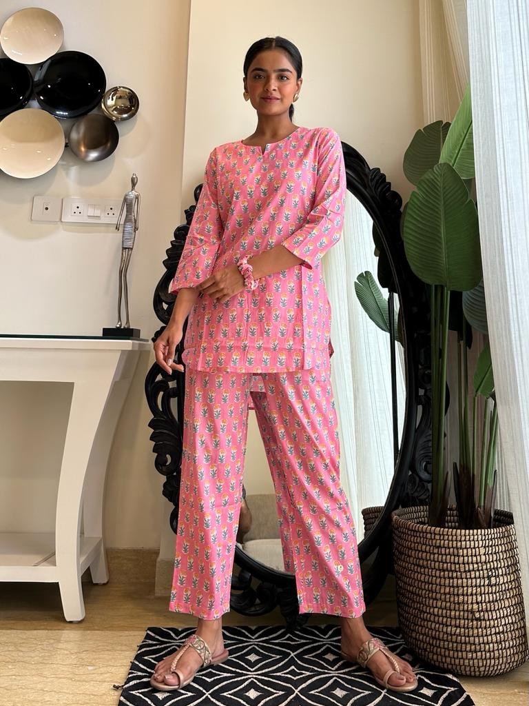 Bright Pink Booti Lounge Set