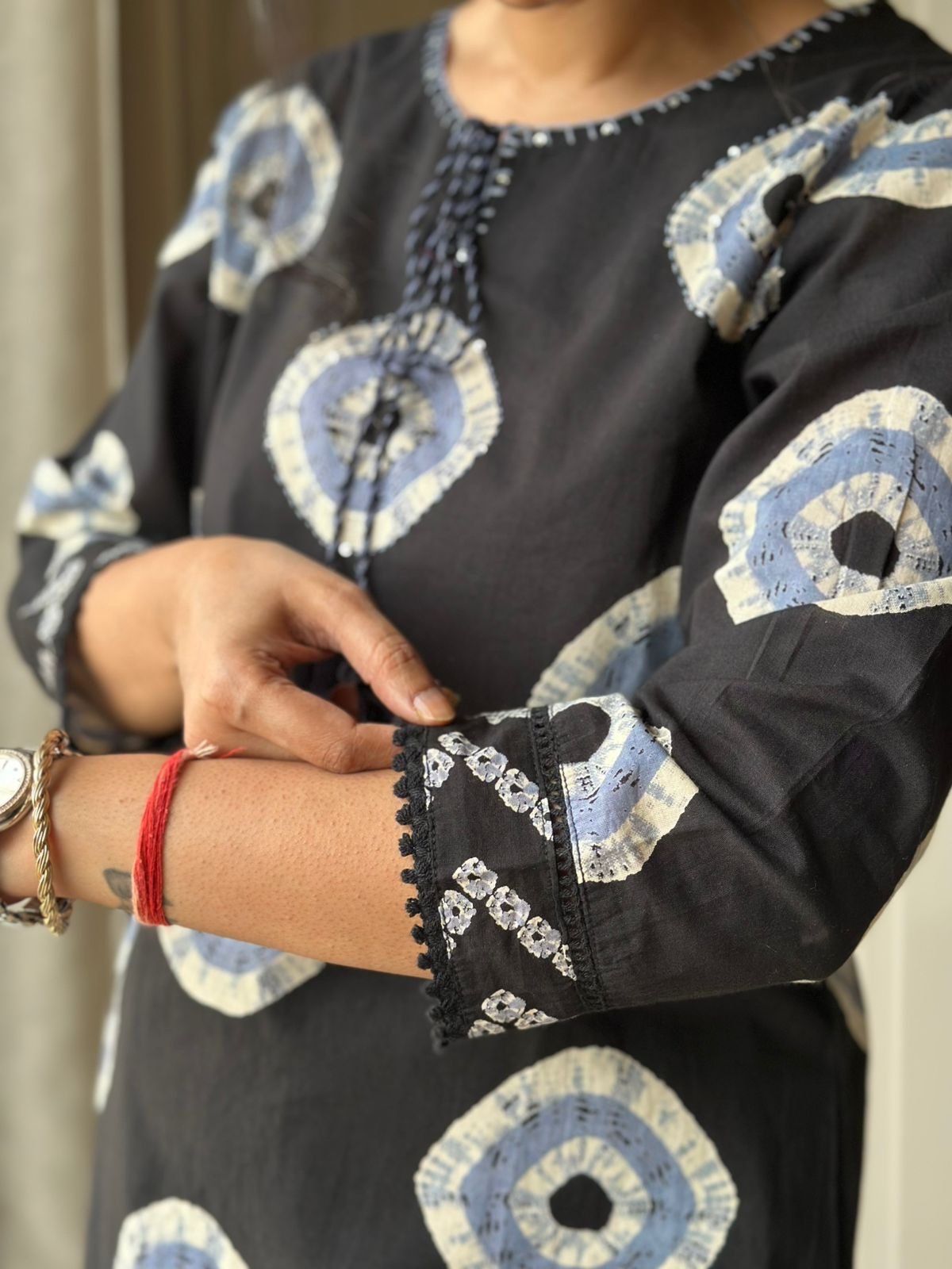Siyara Unique Bandhej Cotton Suit