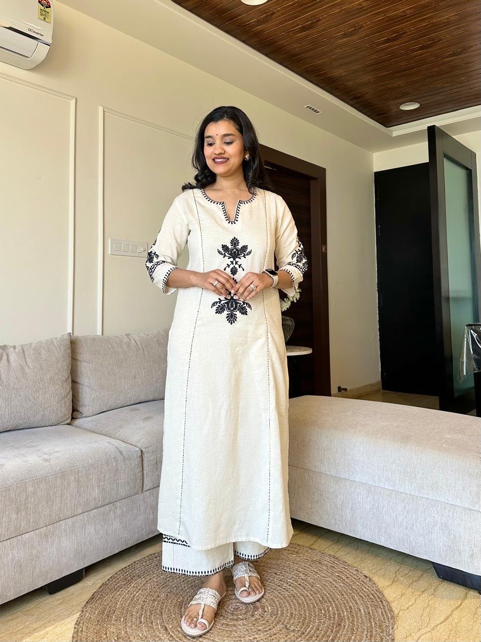 Gulista Embroidered Palazzo Set