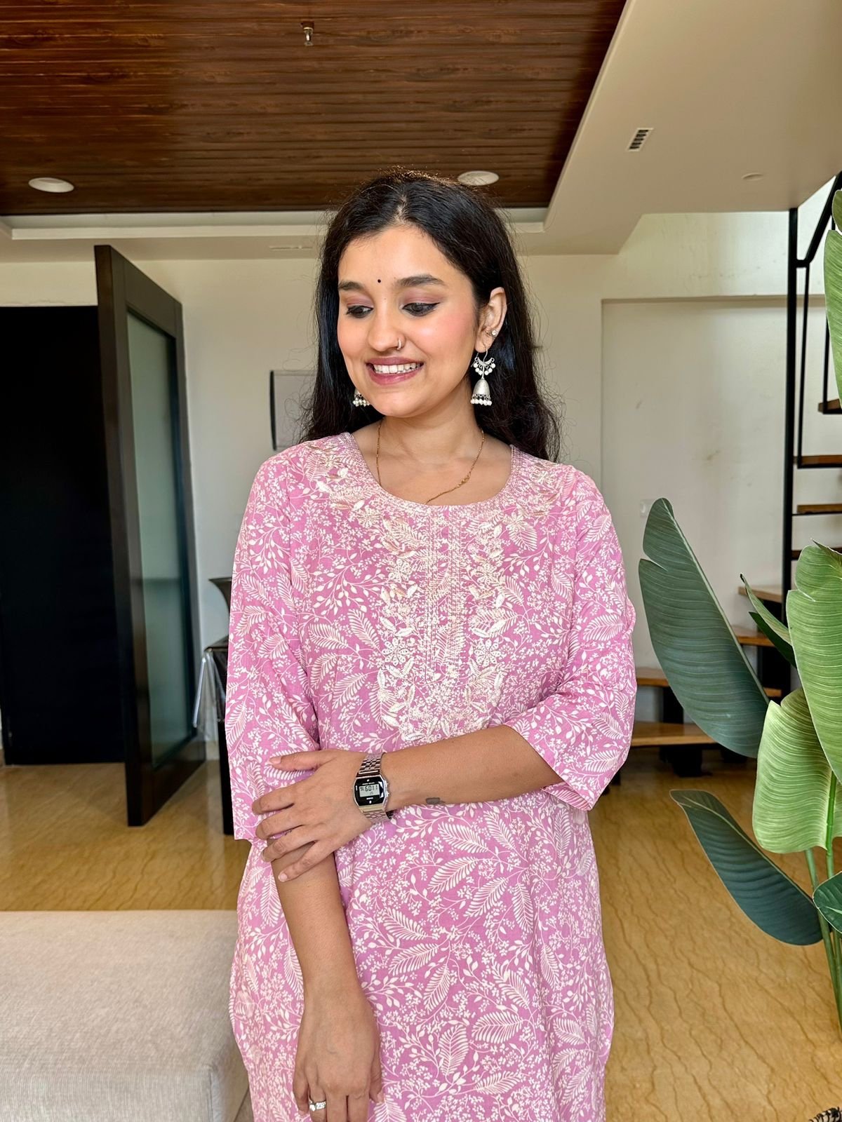 Sara Embroidered Cotton Kurta