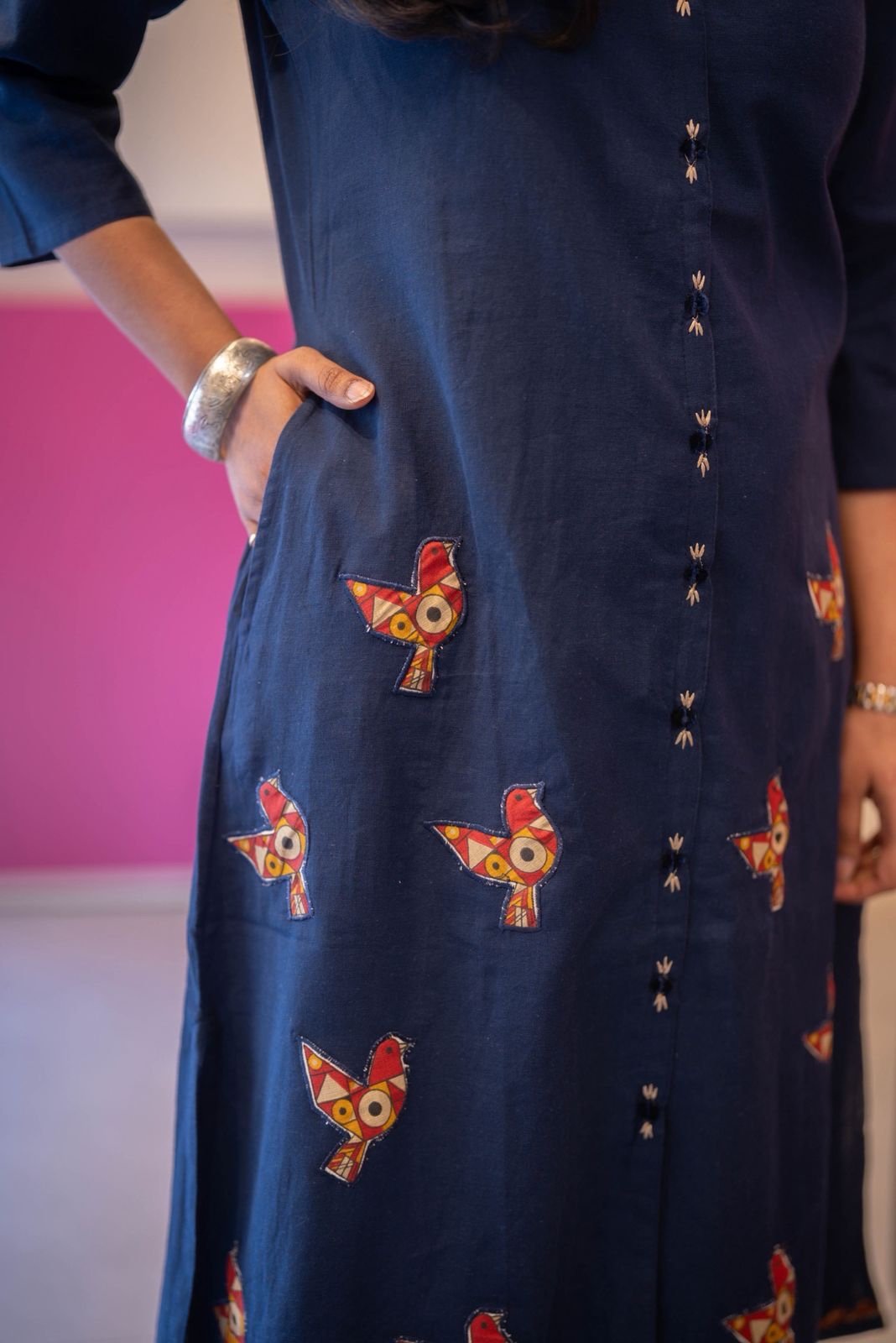 Sonaya Patchwork Cotton Pant Set - Image 5
