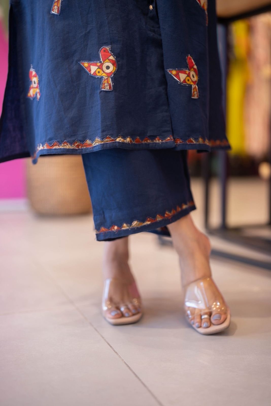 Sonaya Patchwork Cotton Pant Set - Image 7
