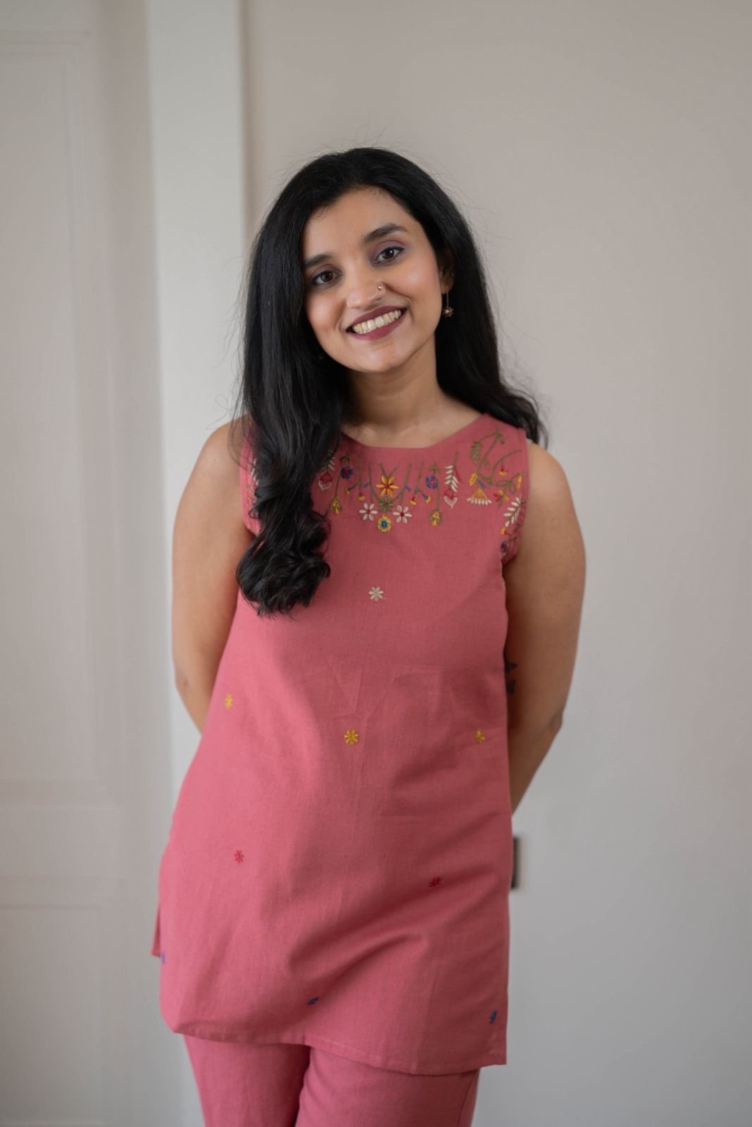 Tanya Farshi Coord Set- Pink - Image 3