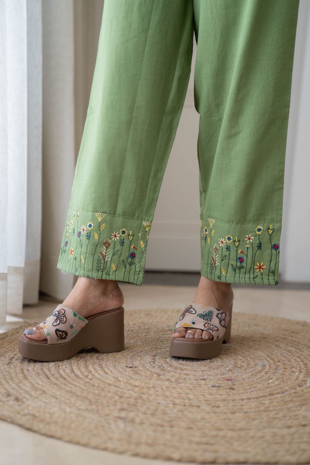Tanya Farshi Coord Set- Green - Image 7